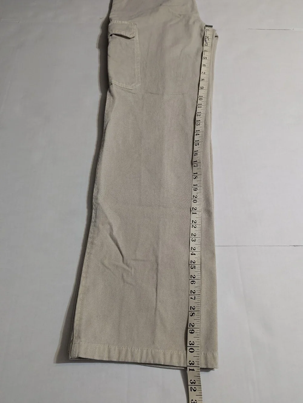 Zara Women’s Beige Cargo Pants Wide Leg Utility Trousers Size 4 EUR 36 - Picture 13 of 13